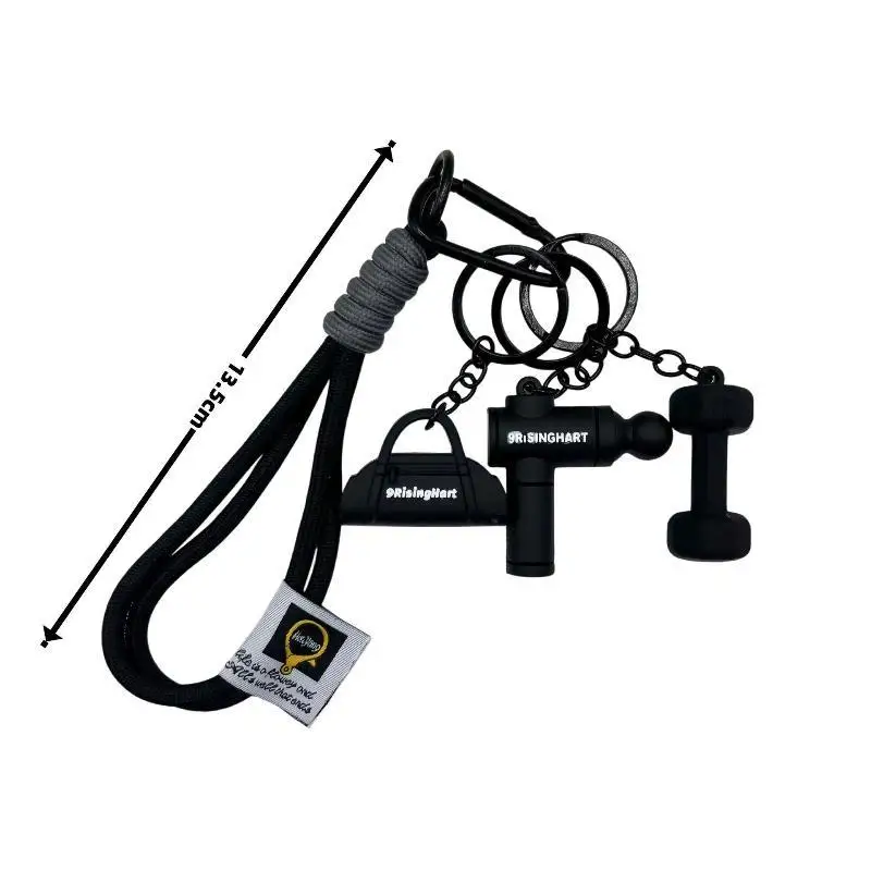 【W】1 Stück Fitness-Schlüsselanhänger für Fitnessstudio-Liebhaber, Premium-Geschenk für Sporttaschen, Wasserflaschen, D-Schnalle, Sportlicher Schlüsselanhänger-Zubehör – Detail 5