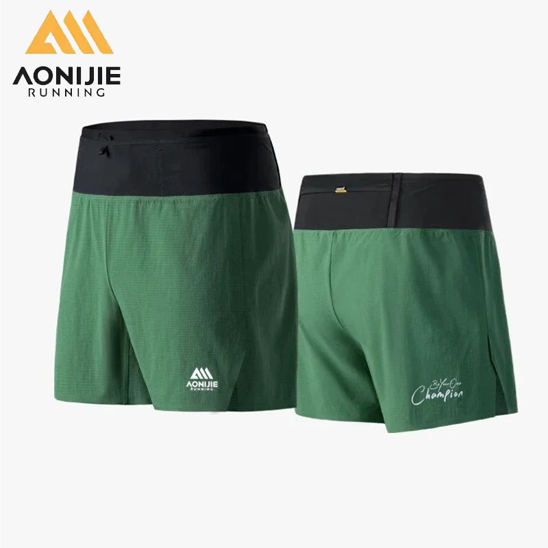 

AONIJIE Men's Sport Running Shorts Quick Dry Athletic Training Marathon Jogging Trail Cycling Shorts Gym Fitness Clothing FM5226