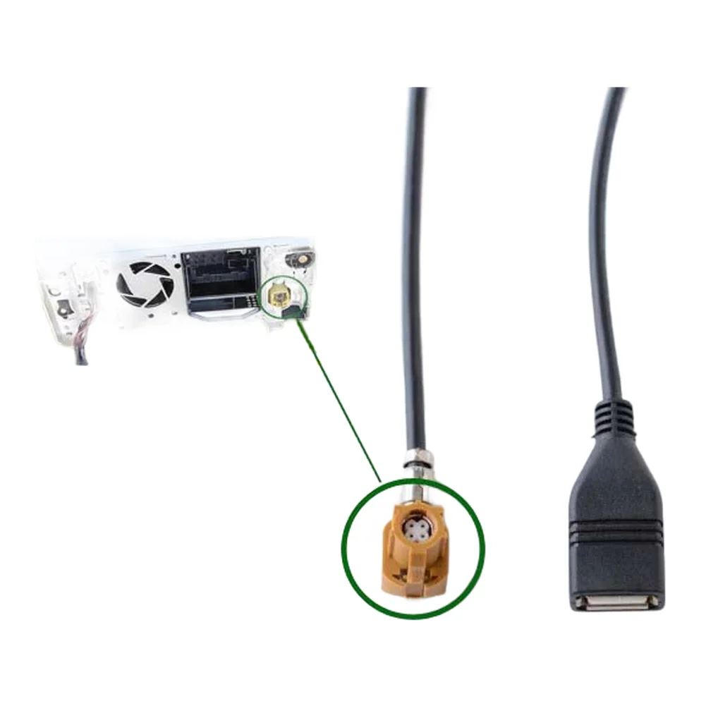 Robust Injection Molded Audio Cable For MIB 682F 682G 275 276 RCD300 RCD030 PCM3 1 Head Unit Interface Wire 95cm Long