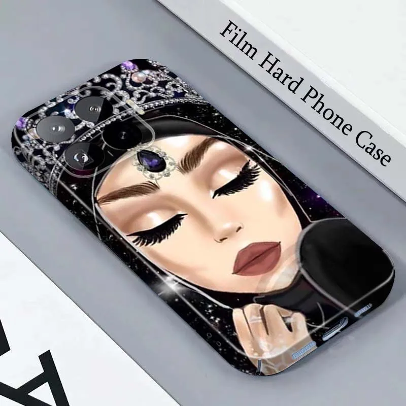Capa de Celular Rígida com Desenho de Mulher de Desenho Animado com Coroa para Honor Play Magic 8 7 6 X9d X9c X9 X8b X8A X8 500 200 X50 X60 Lite GT Pro