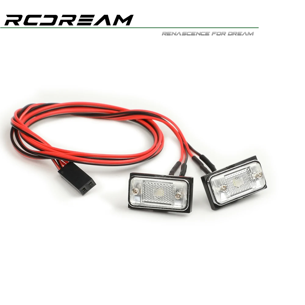 RCDream 1-10 Turn Light / Signal Lamp / Side Indicator Light for 1/10 RC Car TRX4 SCX10 1/14 Truck Upgrade Option parts #R001Y/R