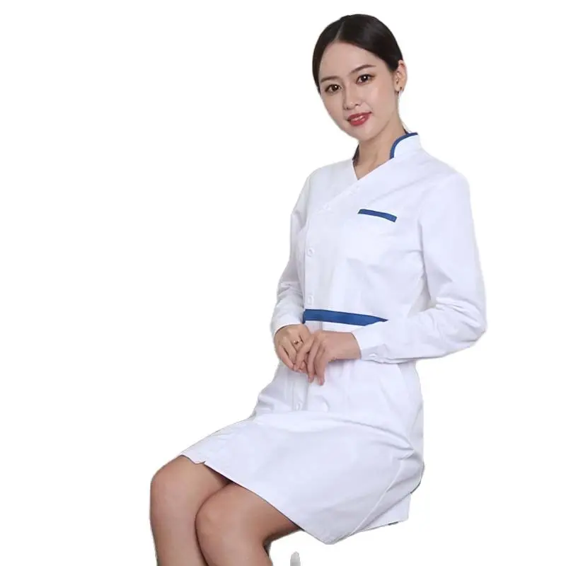 

Nurse Clothes Long Sleeved Female Slim Split Suit Skin Management Work Suit