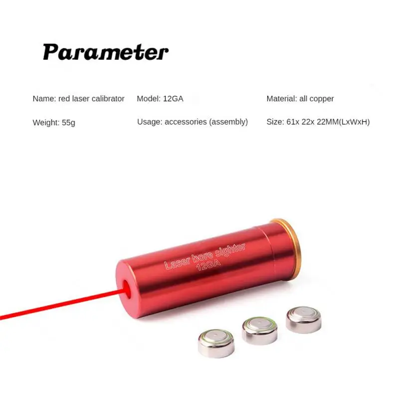 Laser Calibration Device 223 Zeroer Red Laser Target Set Calibrator Infrared Calibrator Tighter Holes,brass Laser Hole View