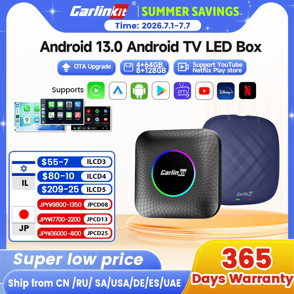 Carlinkit Ai Box Android 13 CarPlay Android Auto