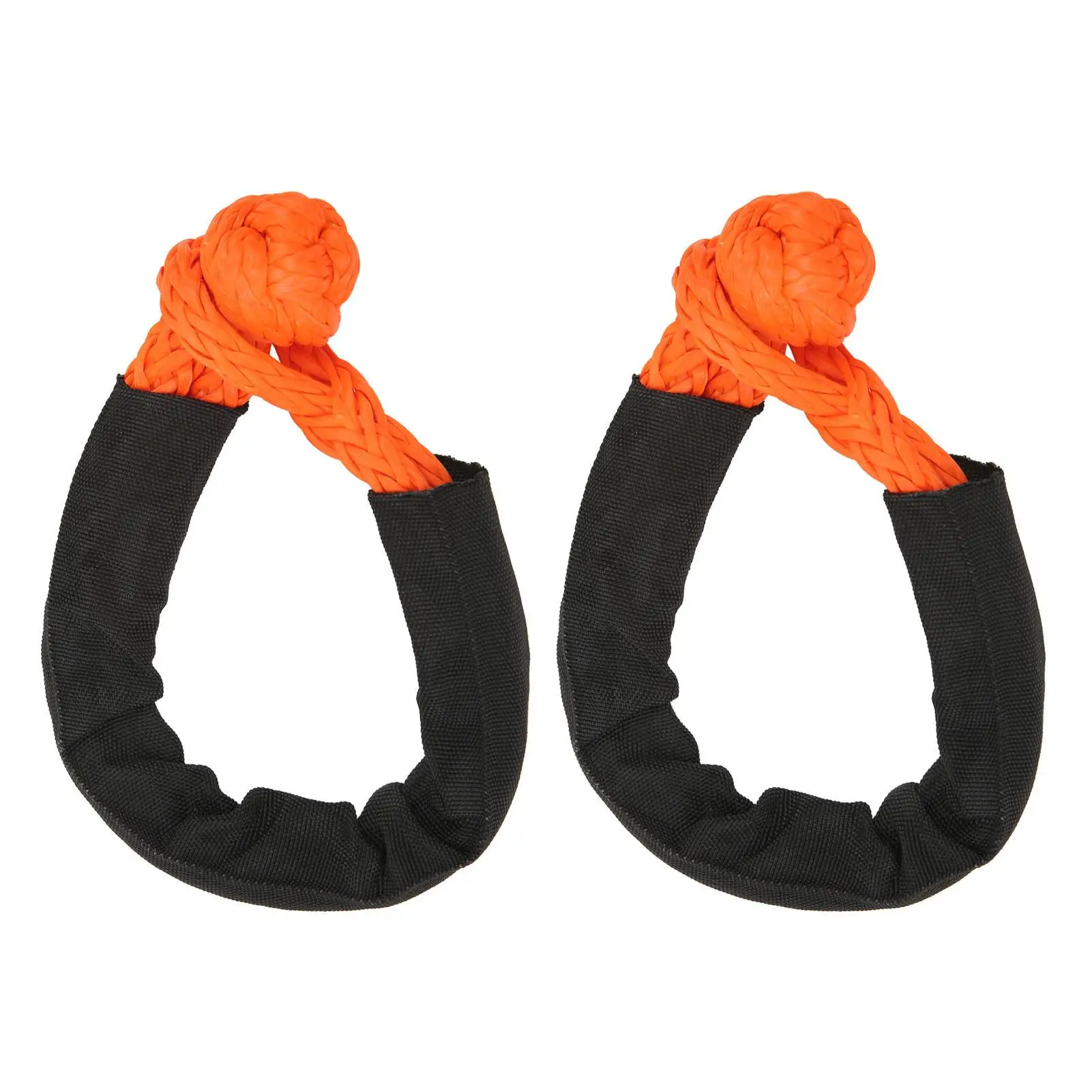 Synthetic Soft Shackle Rope Low Wear Synthetic Soft Shackles Lightweight Tight Weave UV Resistant 7 Tons Tensile for Force