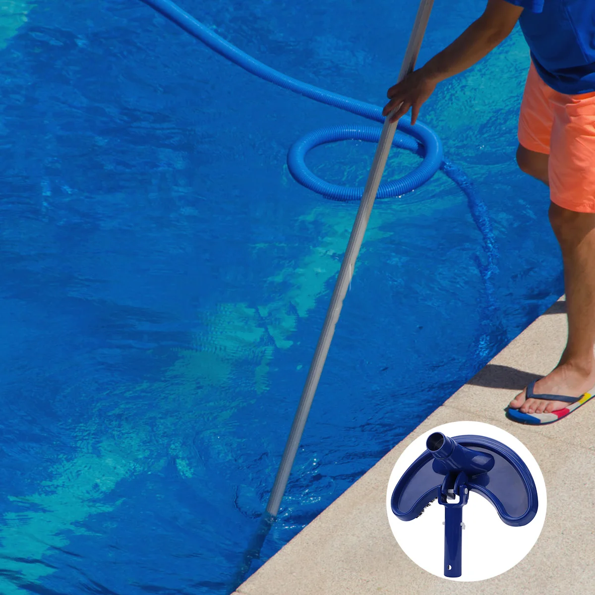 

1 шт., всасывающая головка для чистки бассейна, пластиковый утяжеленный прочный инструмент для чистки бассейна, многоразовая моющаяся всасывающая головка для спа