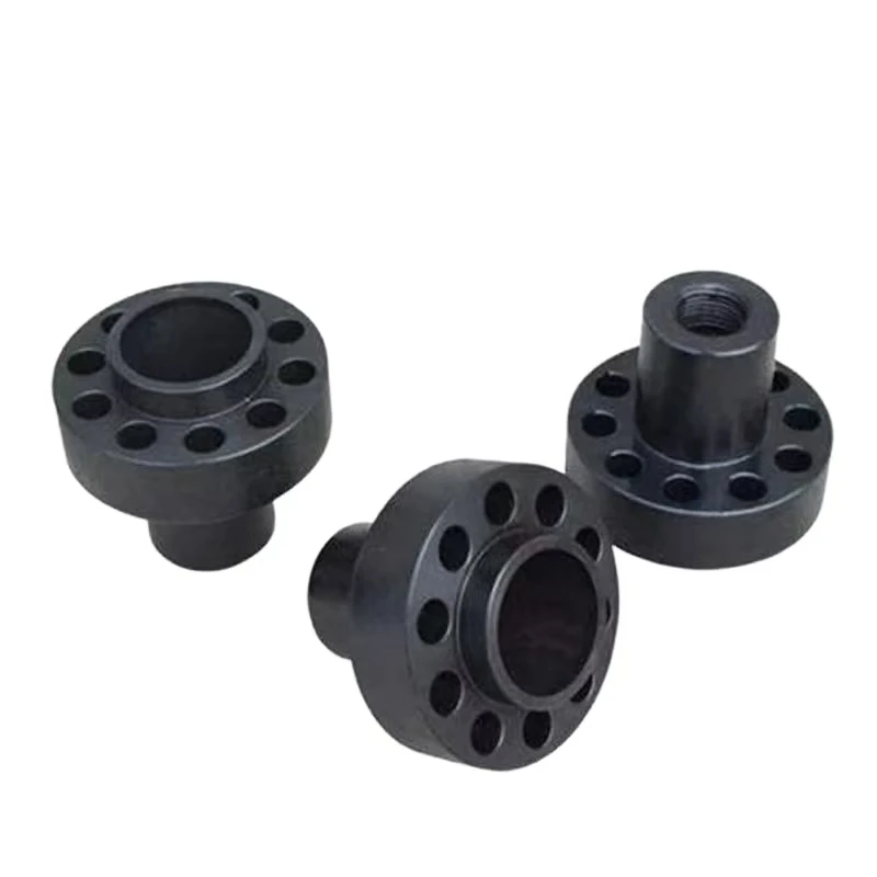 

High Precision 3D Printing Service Black Plastic Porous Shaft Sleeve Type Components
