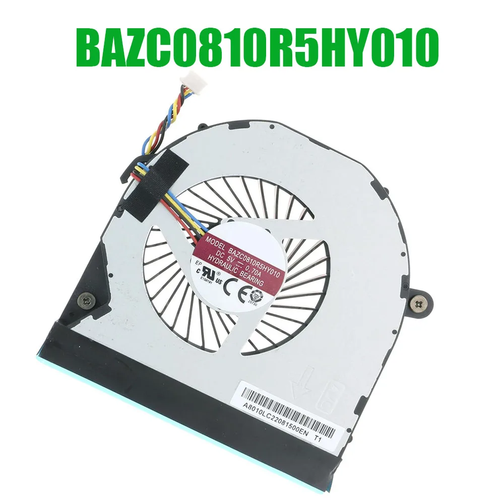 

CPU Fan BAZC0810R5HY010 Compatible BAZC0810R5HY006 1323-01F7000 FB8010H05SPAB PVB080C05L-P10 DC5V 0.70A 4PIN