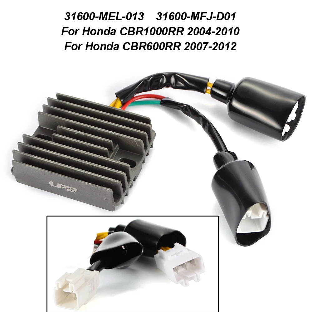 

12V Motorcycle Voltage Regulator Rectifier For Honda CBR1000RR 2004-2010 CBR600RR 2007-2012 31600-MEL-013 31600-MFJ-D01
