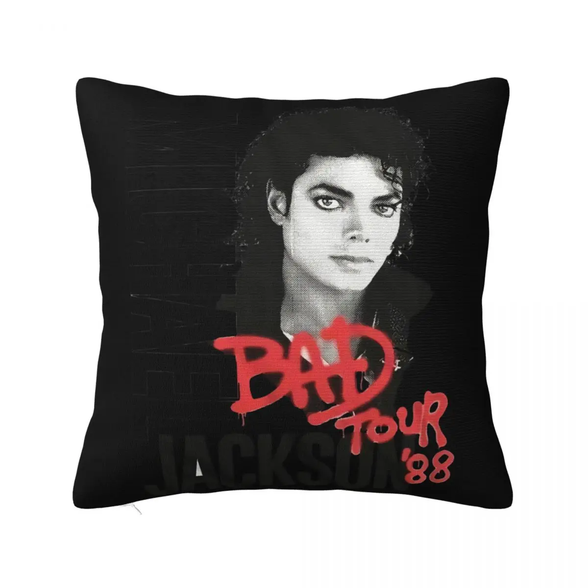 New Michael Jackson Poor 1988 Tour Retro White Vintage Mens Birthday Gift Pillow Case