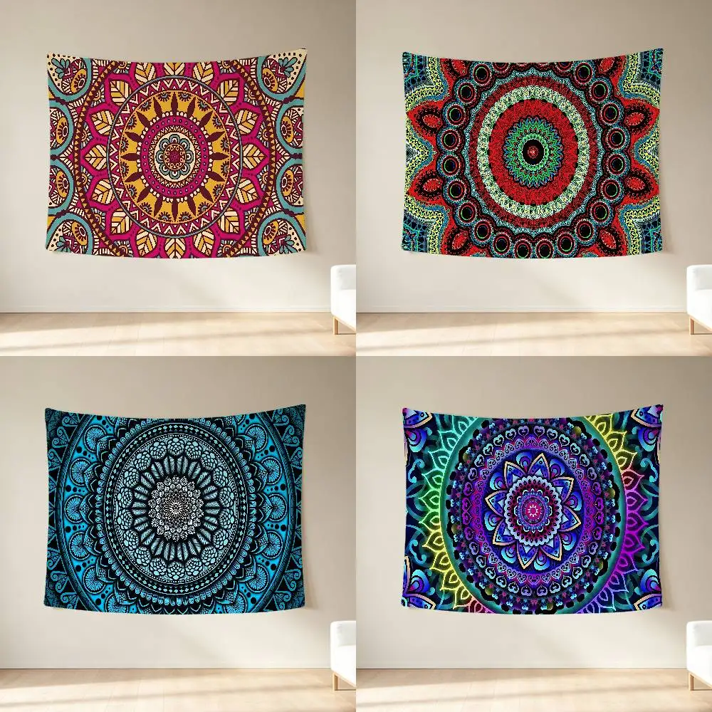 Mandala Tapestry Banner Meme Tapestry With HD Printing Cool Flags For College Dorm Room