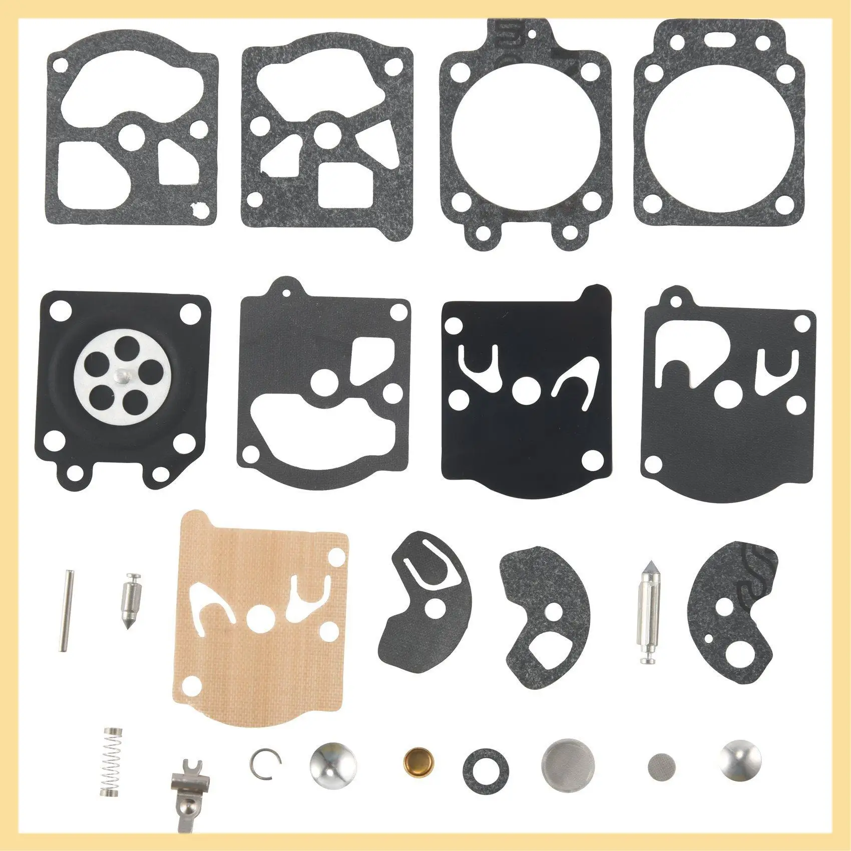 

GOOD-Pack Of 2 K10-WAT Carburetor Repair Kit For Walbro Carb Poulan Craftsman Chainsaw Trimmer Weedeater Leaf Blower