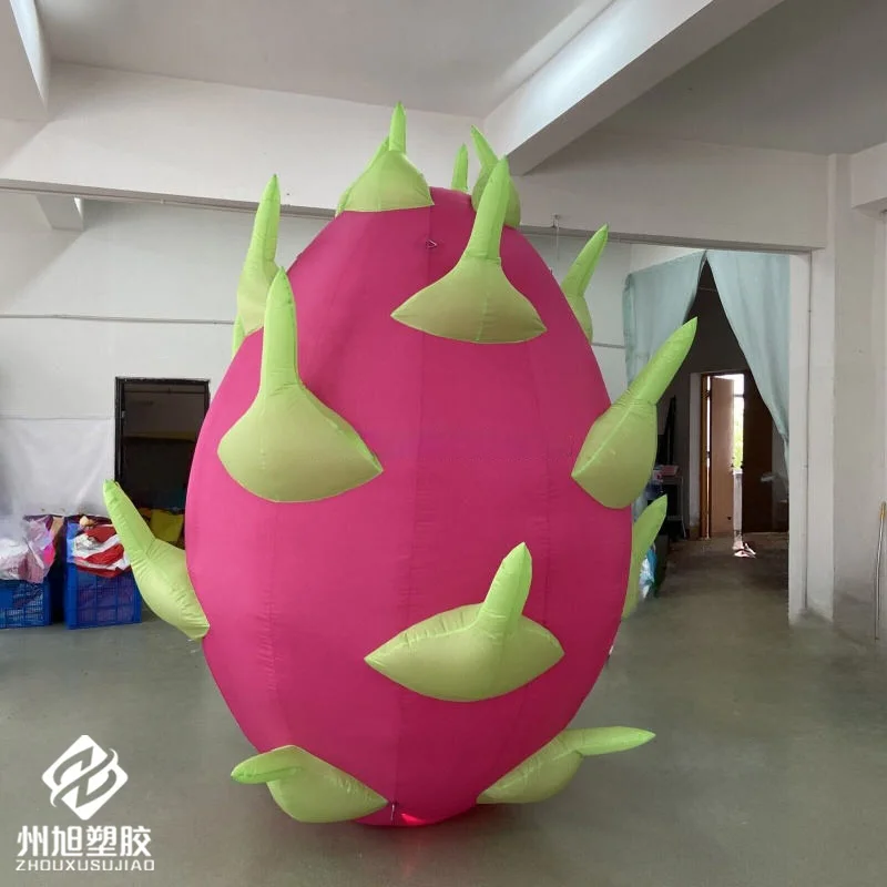 Inflatable dragon fruit, fruit type, with a blower, outdoor mall square event decoration props