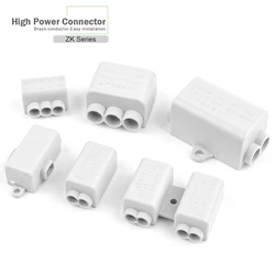 High Power No disconnection Wire Connector Wiring Terminal Block 60A/80A/100A 400V/1000V 1.0-16mm2 Cable Splicing Connectors