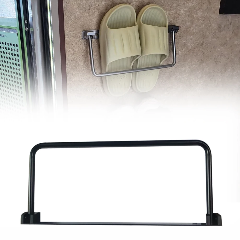 

Алюминиевая складная полка для обуви для караванов, яхт, дома, ванной комнаты, настенная полка для обуви, подвесной органайзер для обуви