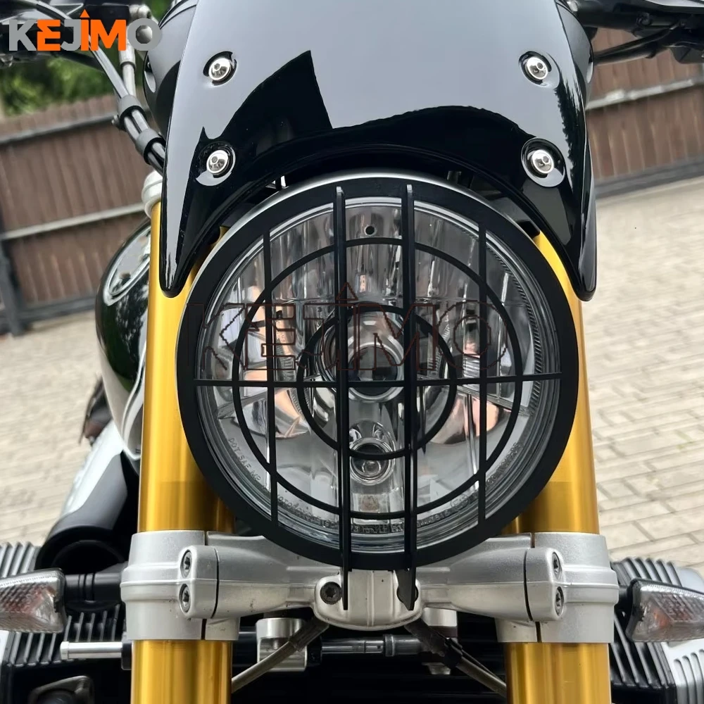 Headlight Guard Protector Grille Grill Cover Motorcycle FOR BMW R1200 NINE-T/Scrambler/Pure/RACER/Urban R1200 Nine-T 2014-2023