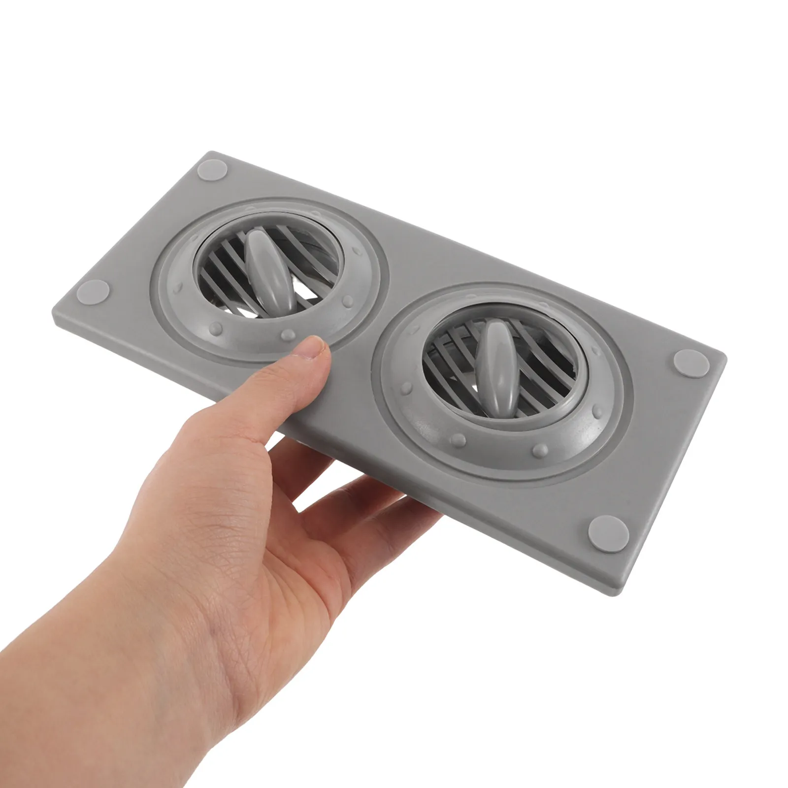 

Air Conditioning Outlet Grille 7.8x3.7x2 Inch Caravan Rv Engineering Truck Plastic Vent Panel Central Conditioner Outlet Ceiling