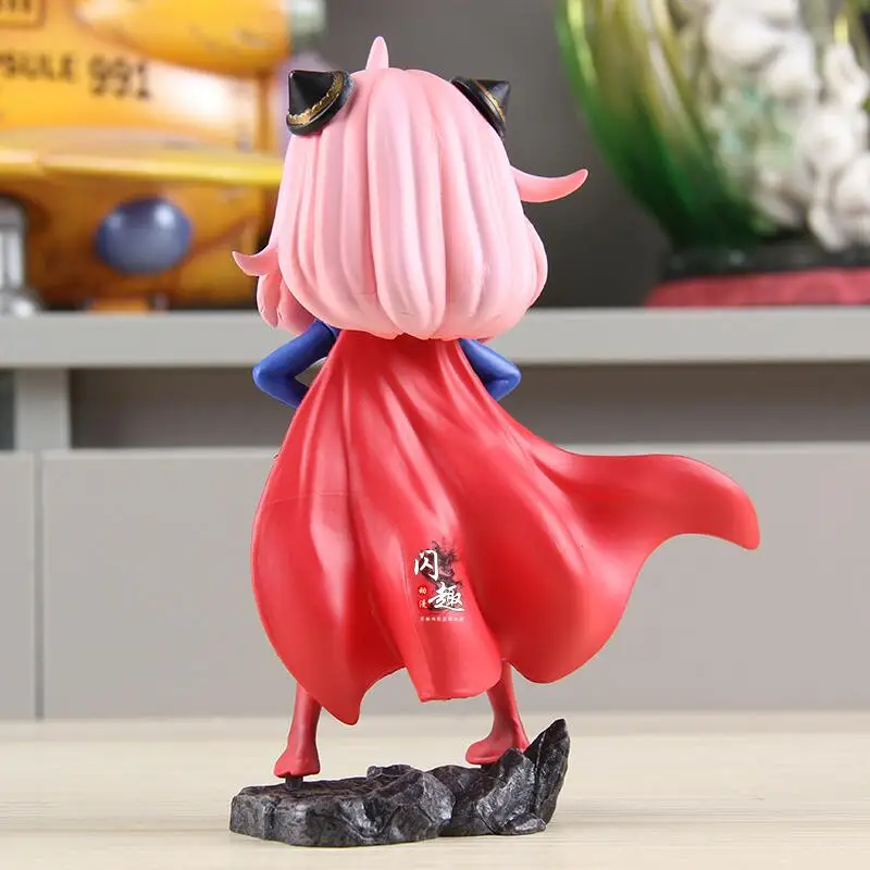 Figurine de famille d'espionnage en Pvc Anya, 16cm, modèle Cos Supergirl, Statue Kawaii, ornement, décoration de bureau, jouet cadeau, en Stock
