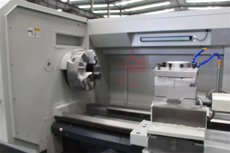 Aluminum CKQ6180 Cnc Lathe Hine With Fanuc Controller 2 Axis