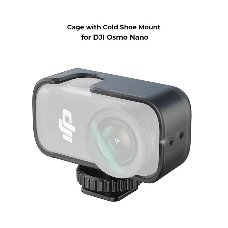 

Клетка SmallRig Nano с креплением для холодного башмака для горизонтальной/вертикальной съемки DJI Osmo Nano для экшн-камеры 5758