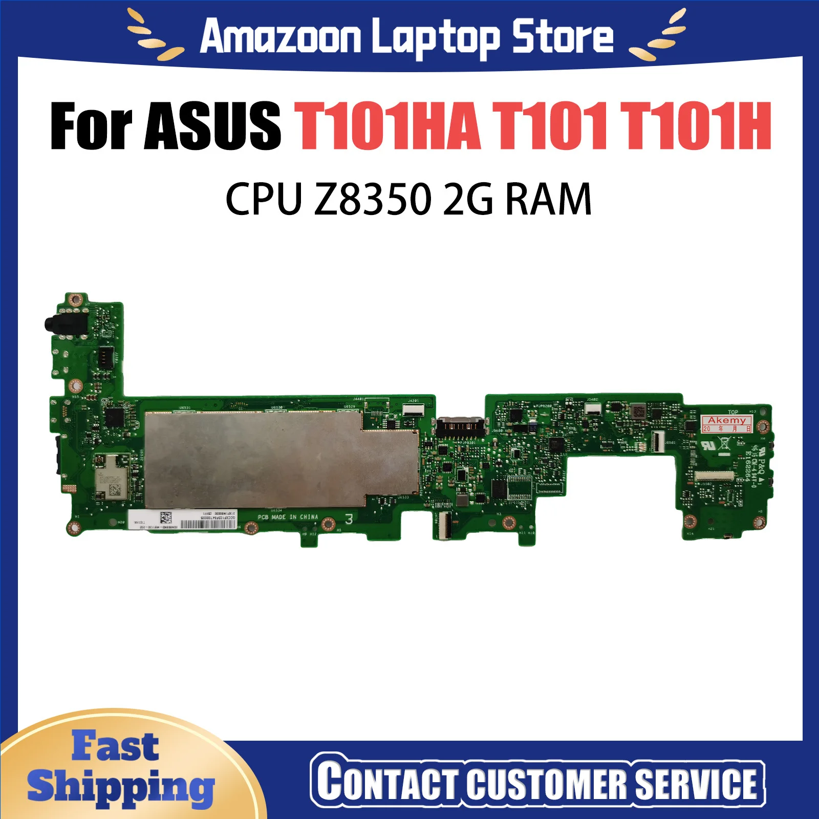 

T101HA With Z8350 CPU 4GB-RAM 64G-SSD Mainboard For ASUS Transformer Book T101 T101H T101HA Motherboard 100% Test OK