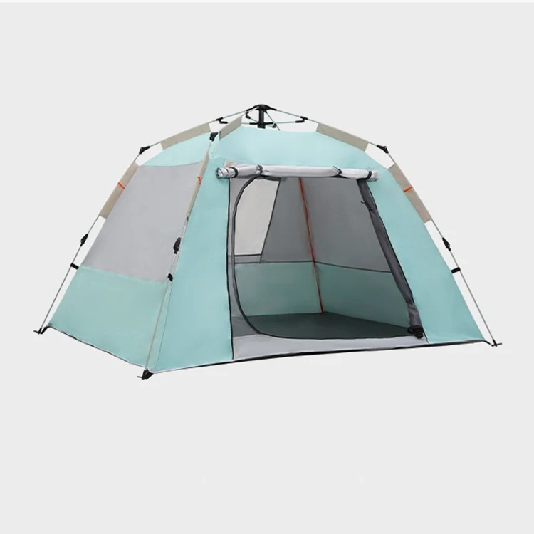 Outdoor camping portable foldable automatic thickening sunscreen tent Two-bedroom one-bathroom tent camping tent