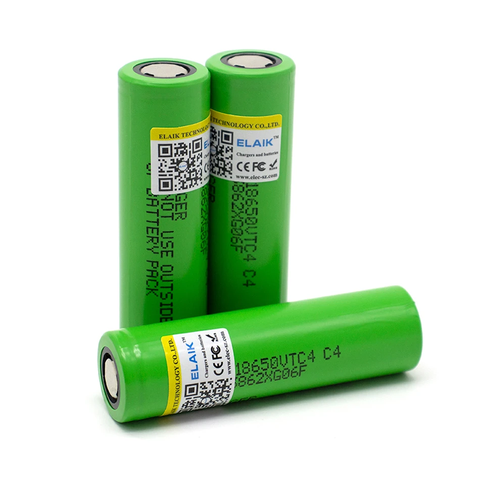 100% Original 3.6V 18650 VTC4 2100mAH Lithium Rechargeable Battery US18650VTC4 30A Discharge For Flashlight Toys