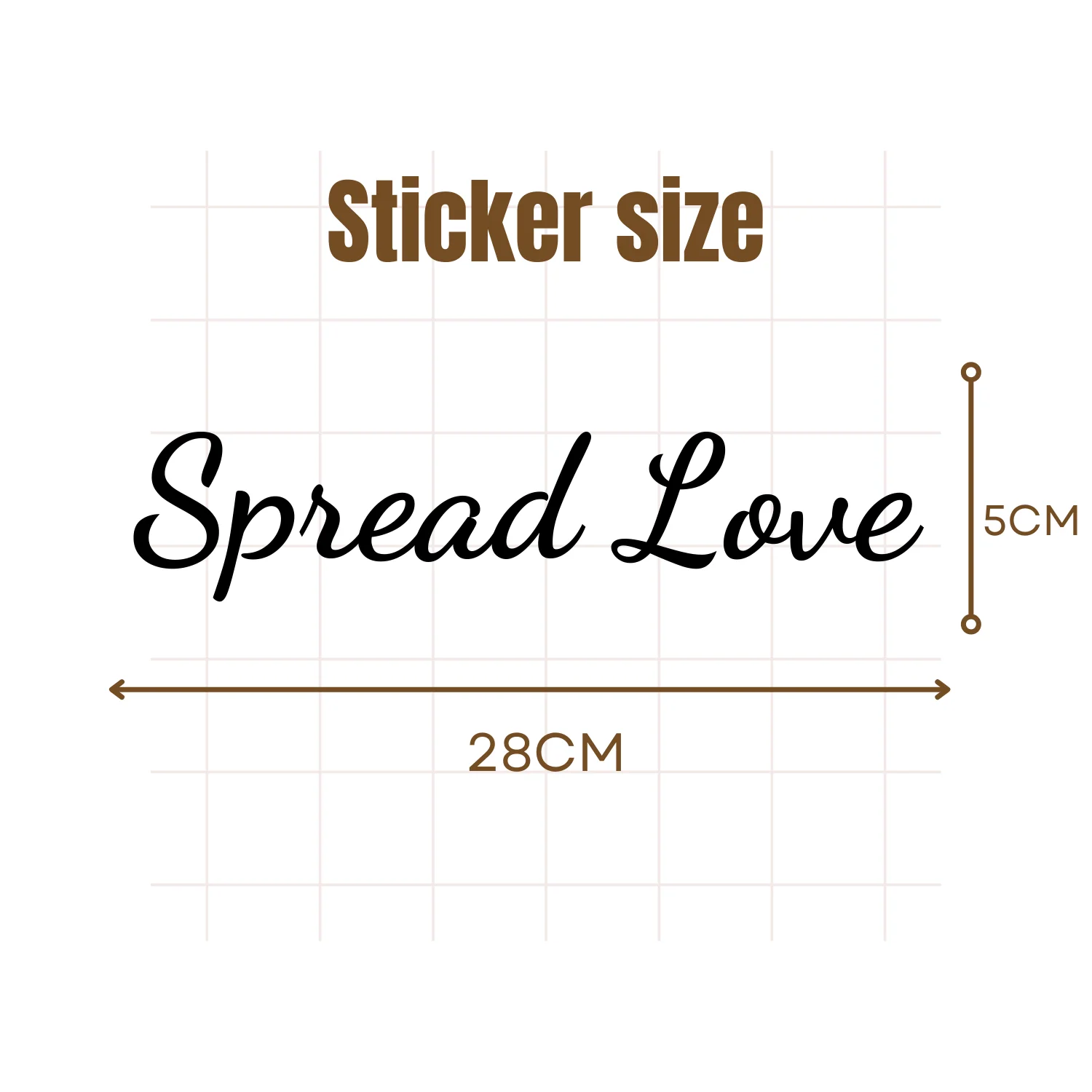 Spread Love- Motivational Quote Mirror Sticker Multi Language Inspirational Vinyl Decals Home Decor for Car, Home, Office