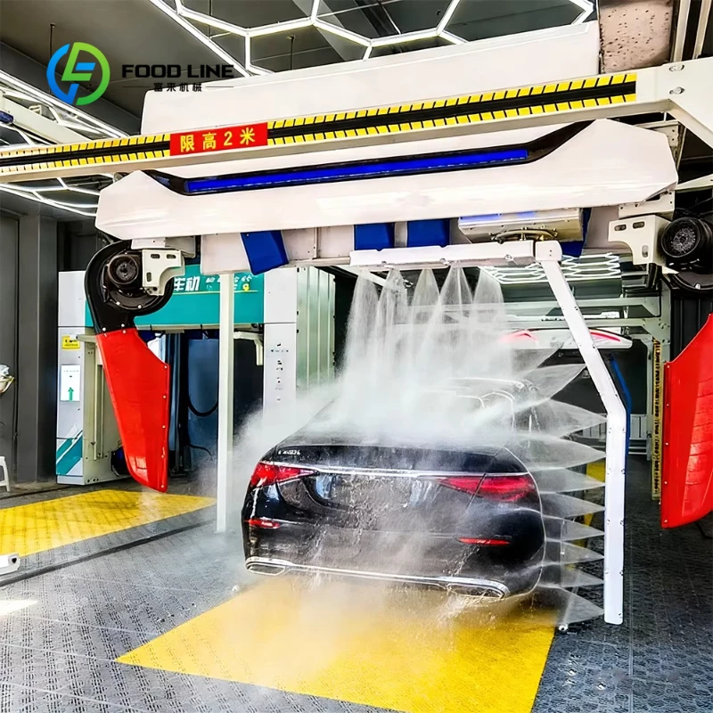 Customized Commercial Electric Touchless Car Wash Machine with Air Dryer 37KW Robotic Car Wash System Automatic Car Washer