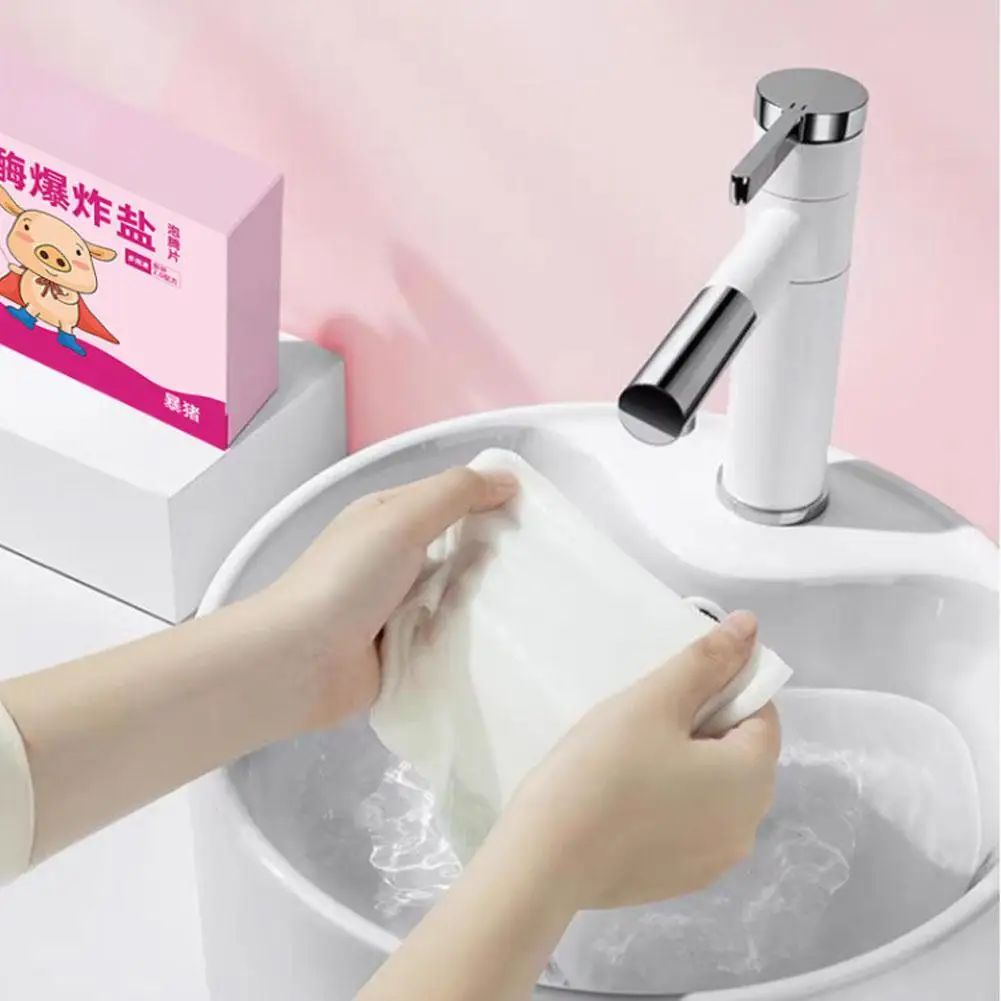 Multi-functional Bio Enzyme Cleaning Tablets Powerful Cleaning Laundry Decontamination Tablet M4m4