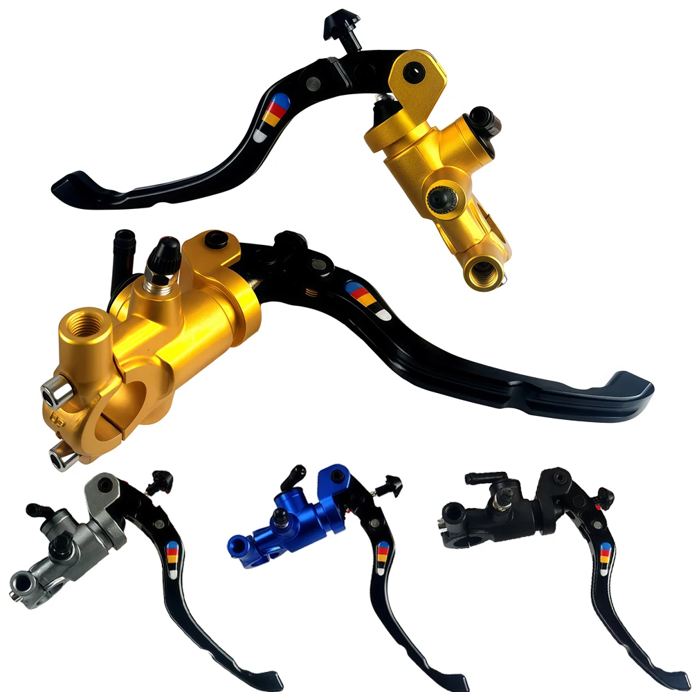 

Набор рычагов тормозной муфты мотоцикла с ЧПУ, алюминий, 16 мм, поршень, универсальный руль 22 мм с держателем для зеркала, 4 цвета, аксессуары