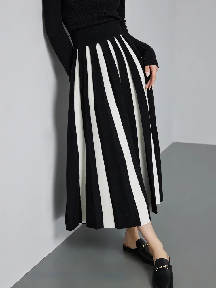 black and white skirts and dresses Yvette