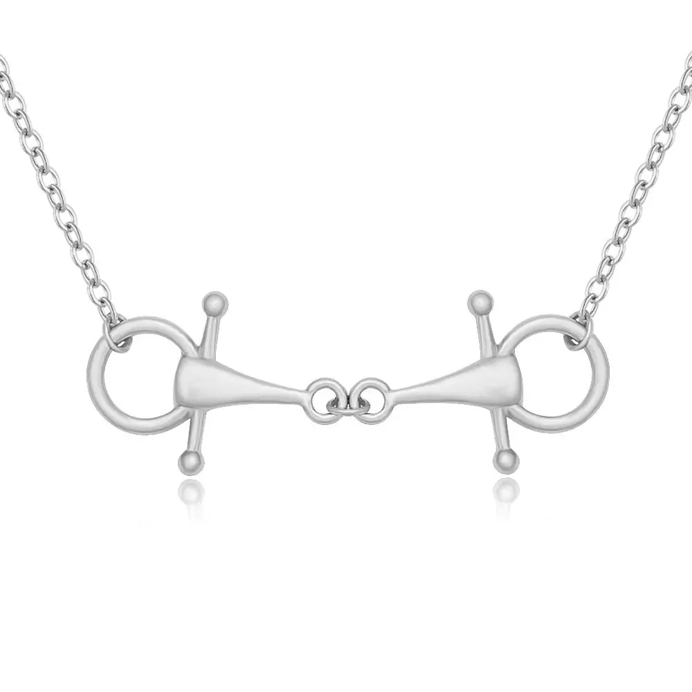 Snaffle Bit Necklace for Horse Lover Equestrian Jewelry