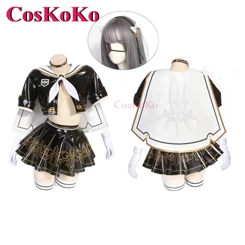 Coskoko 2b Cosplay Game Nier: Automata Kostuum Lieve Sexy Meisjes Middelbare School Jk Uniform Halloween Party Rollenspel Kleding Nieuw