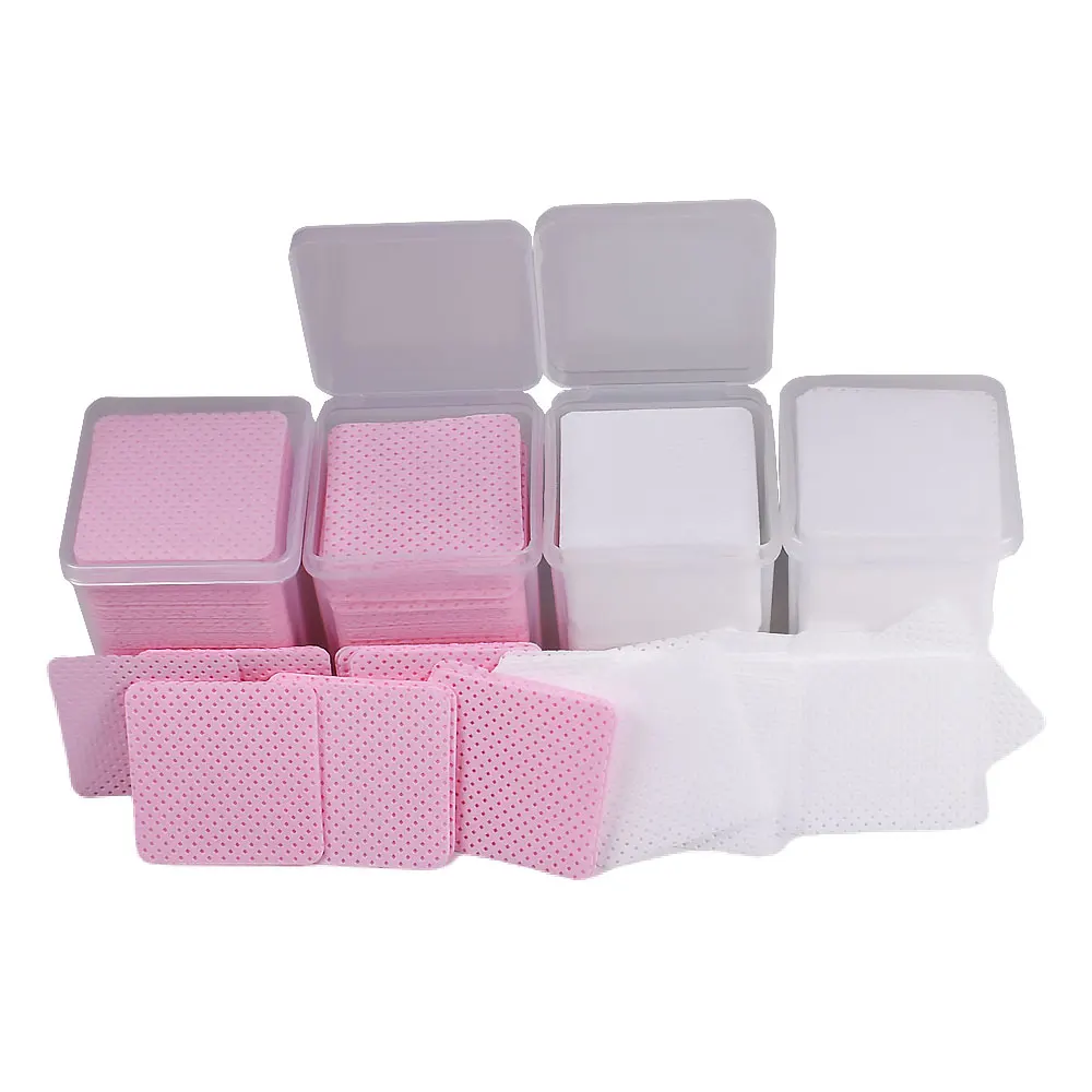 200pcs Wipes Paper Cotton Eyelash Glue Remover Wipe Mouth Of The Glue Bottle Prevent Clogging Glue Cleaner Pads Lash Extension image 5