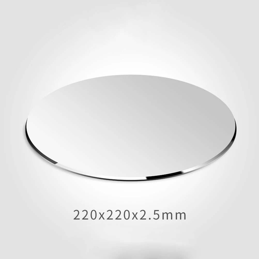

2 Pcs Round Metal Mouse Pad Aluminum Alloy Non Gaming Office Anti Scratch Desktop Mat for Home Office Circular