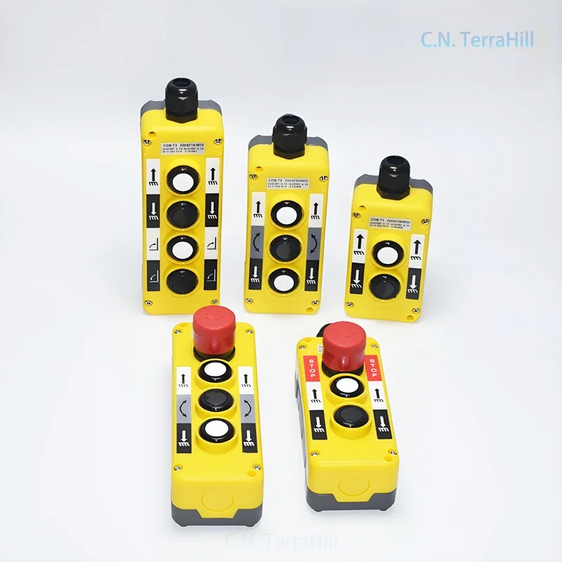 Hydraulic Tailgate Control Button Box COB-T1 T2 for Truck Lift Switch Motor Loading Unloading