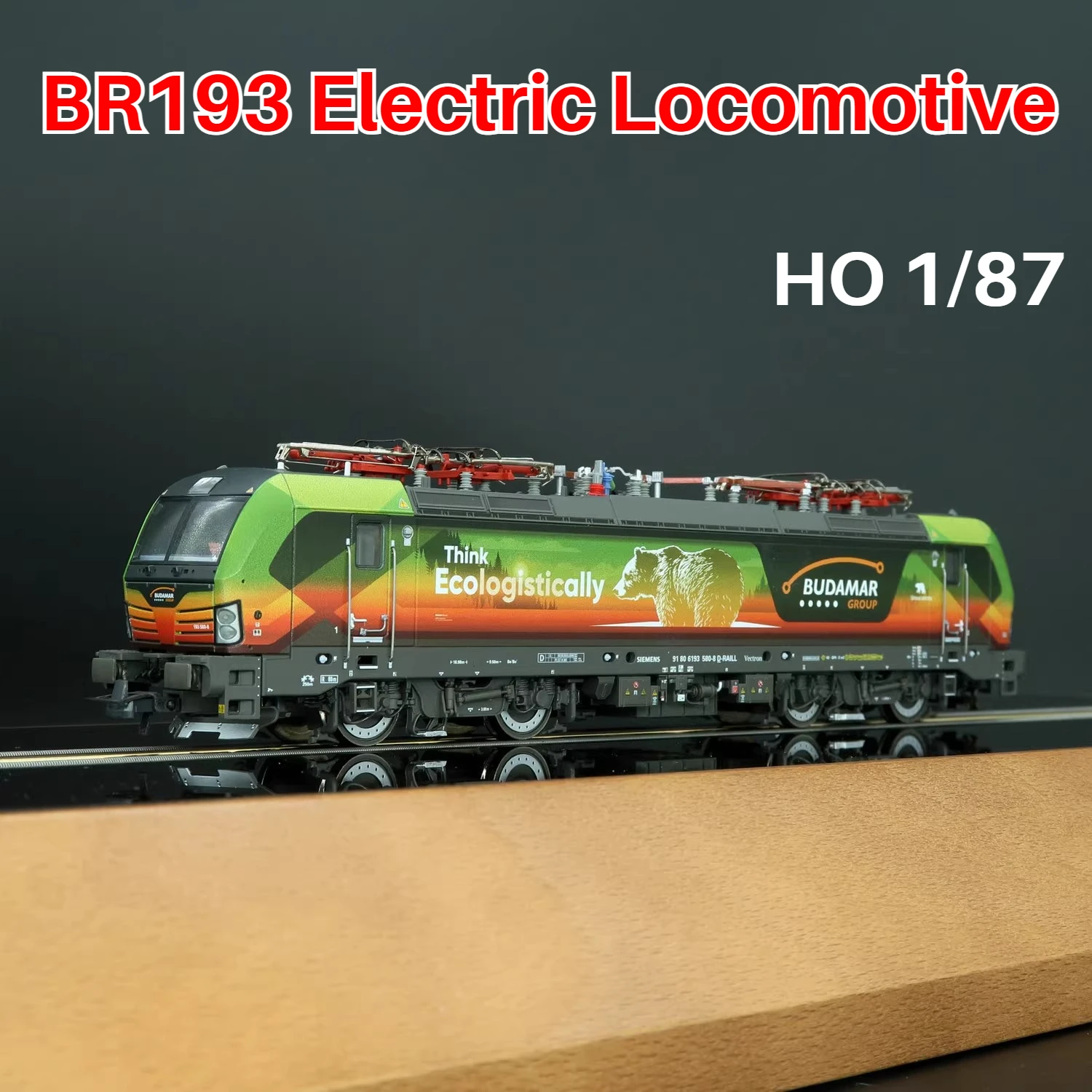 ROCO HO 1/87 Toy Train BR193 Electric Locomotive Private Railway Digital Sound Effect 7510063 Painted Train Model Boy Toy Gift