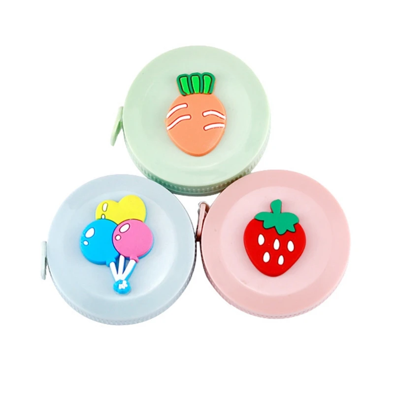 신체 측정 테이프 결투 스케일 버튼 어린이 높이 천 측정을 위한 후퇴