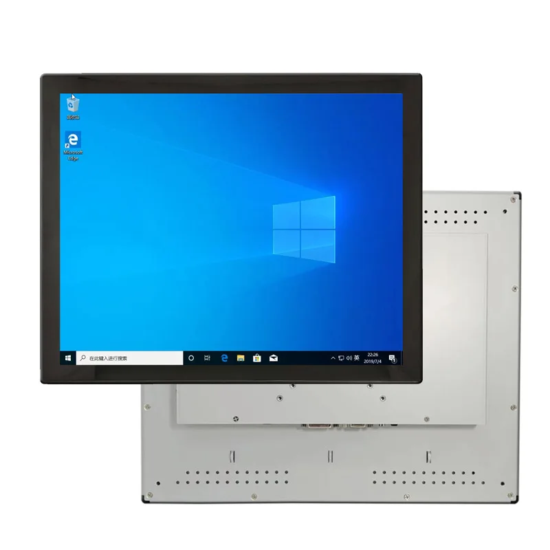 19 Inch Resolution 1280X1024 Industrial Monitor  Capacitive Touch Screen Panel VGA HD-MI Signal Input  LCD Display