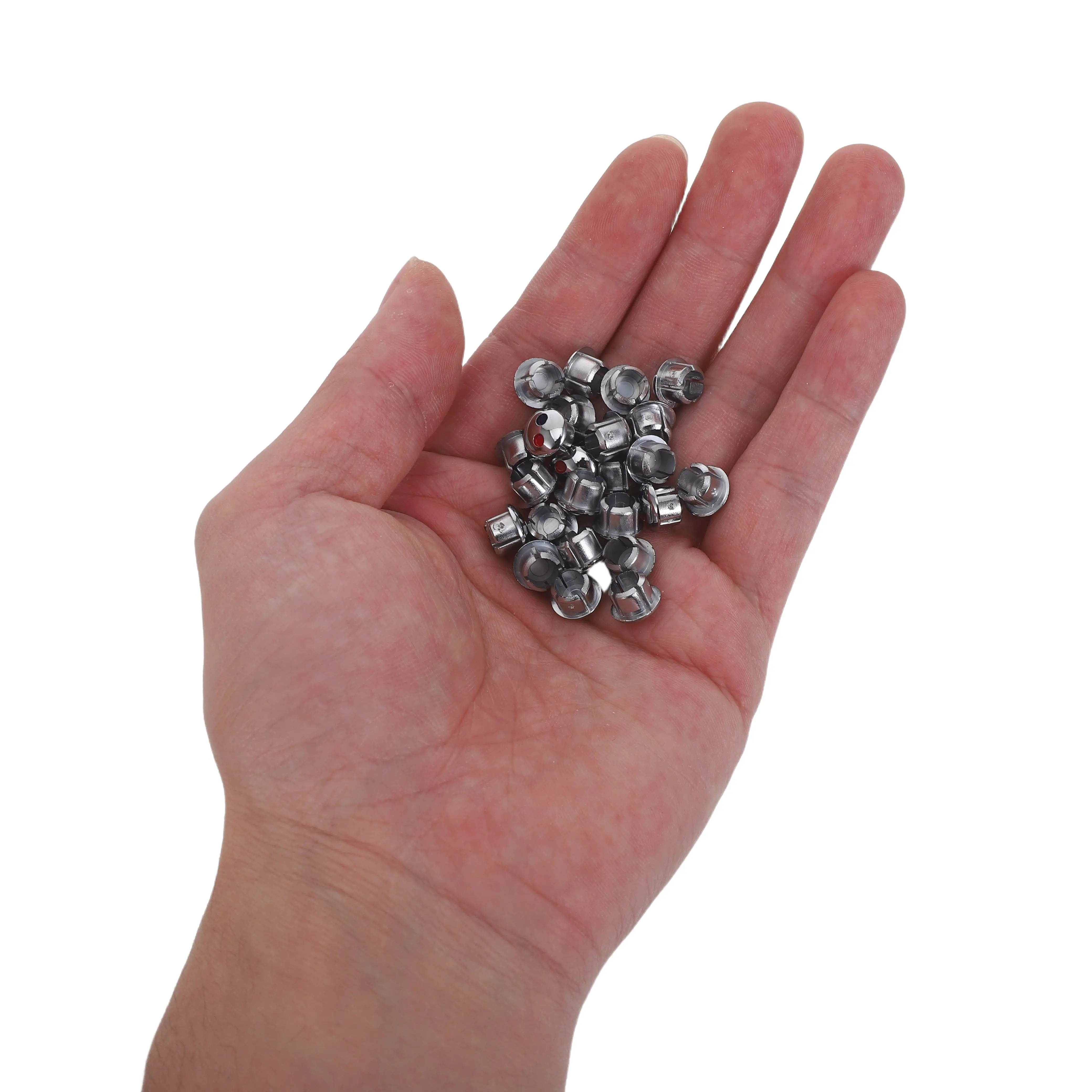 

24 шт. заглушки для отверстий под ручки смесителей, красные и синие кнопки-индикаторы температуры, маркеры для горячей и холодной воды, аксессуары для кухонных смесителей