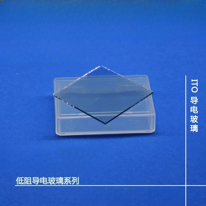 実験用 ITO 導電性ガラススライド 100 x 100mm - 12 個/箱