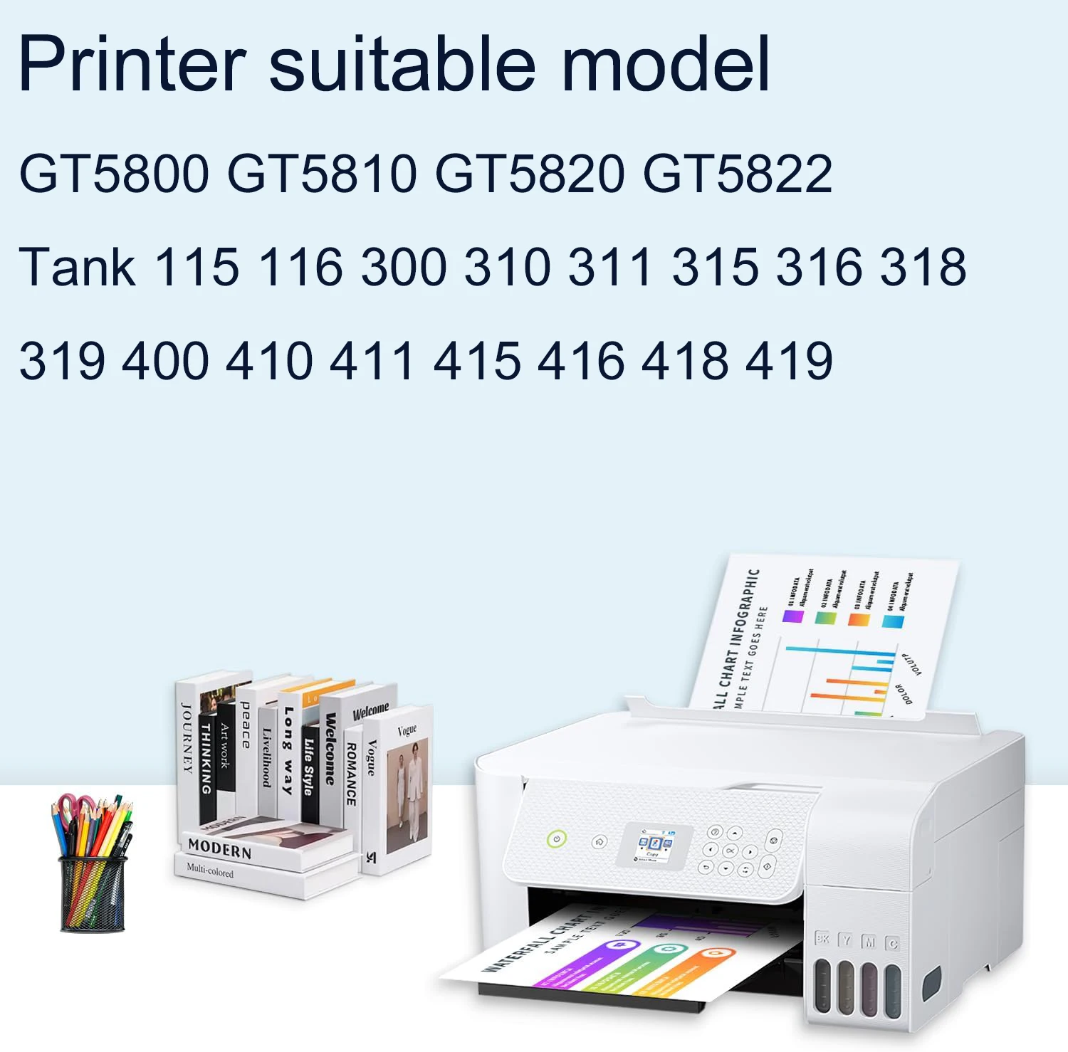 Głowica drukująca Vilaxh M0H50A M0H51A M0H50A M0H51A do HP Ink Tank 315 300 310 311 318 400 410 415 418 do HP GT5810 GT5820 — zdjęcie produktu 2