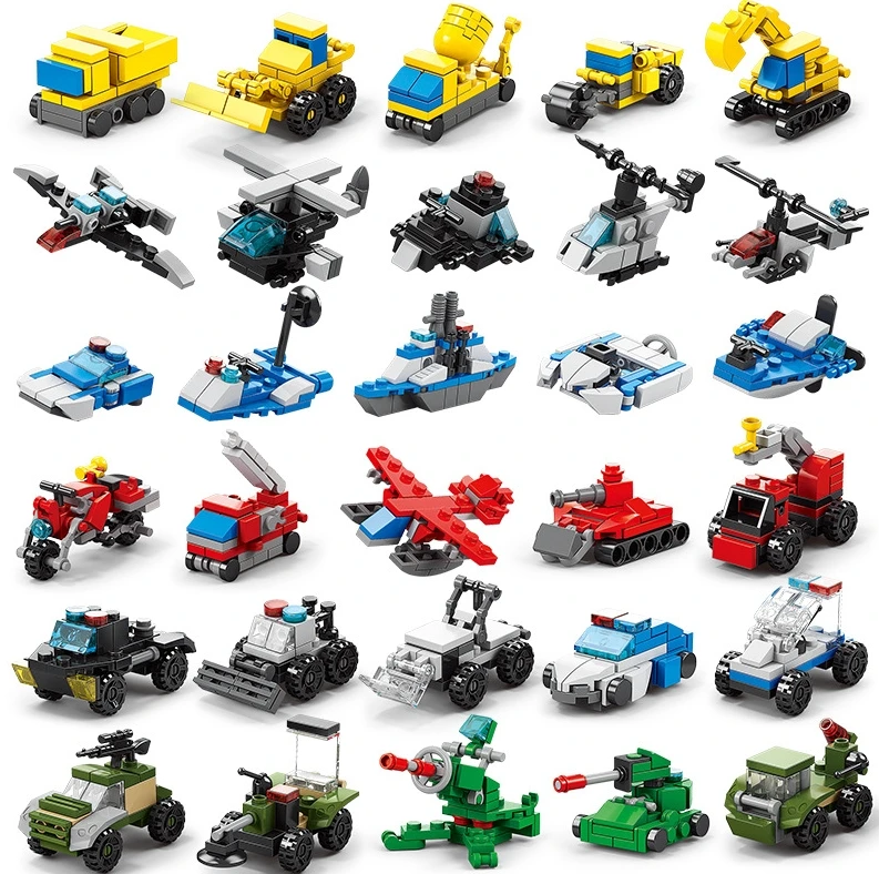 

Мини-транспортный танковый самолет, обучающие собранные модели, строительные блоки, совместимые маленькие кирпичи, игрушки для детей