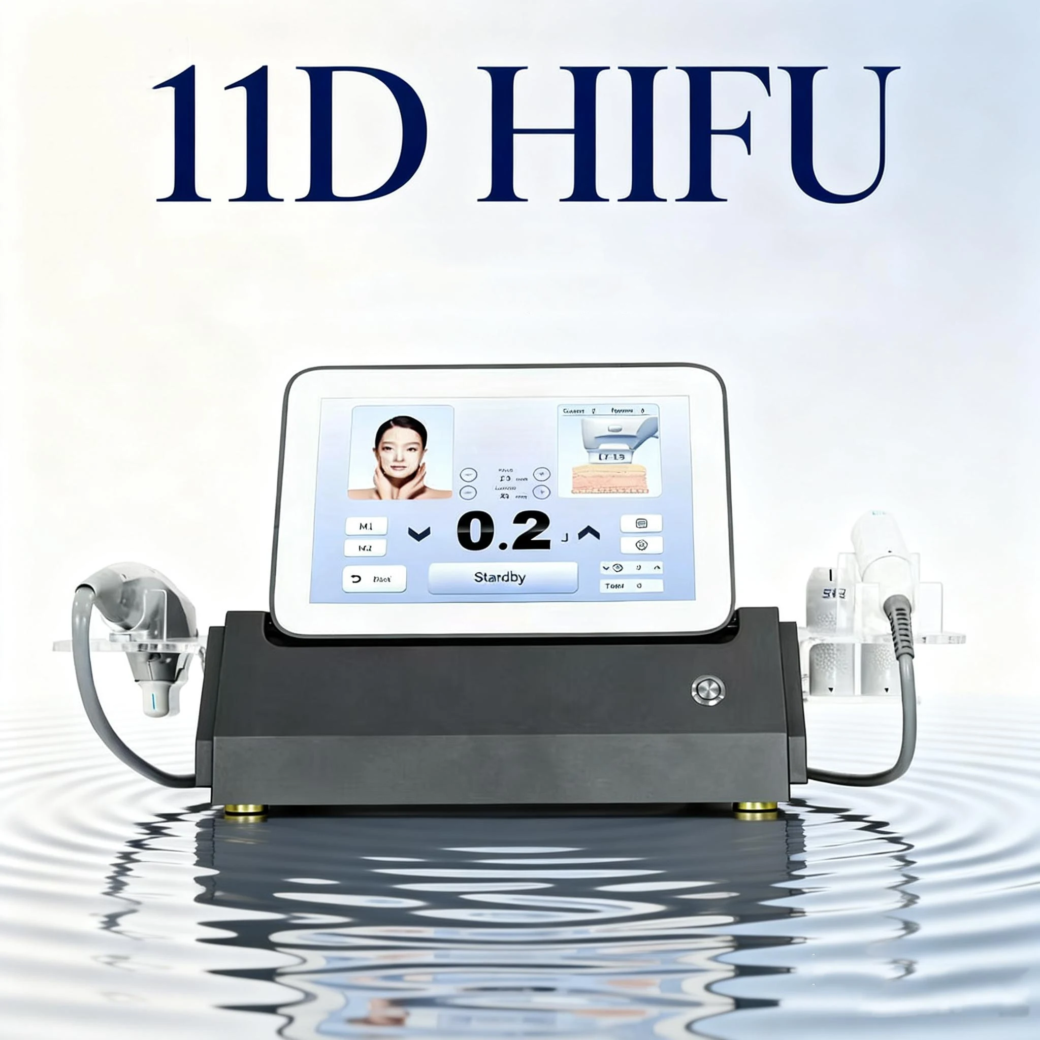 11D HIFU ยกกระชับใบหน้า กระชับผิว กระตุ้นการสร้างคอลลาเจน ลดเลือนริ้วรอย ฟังก์ชั่นหลากหลาย