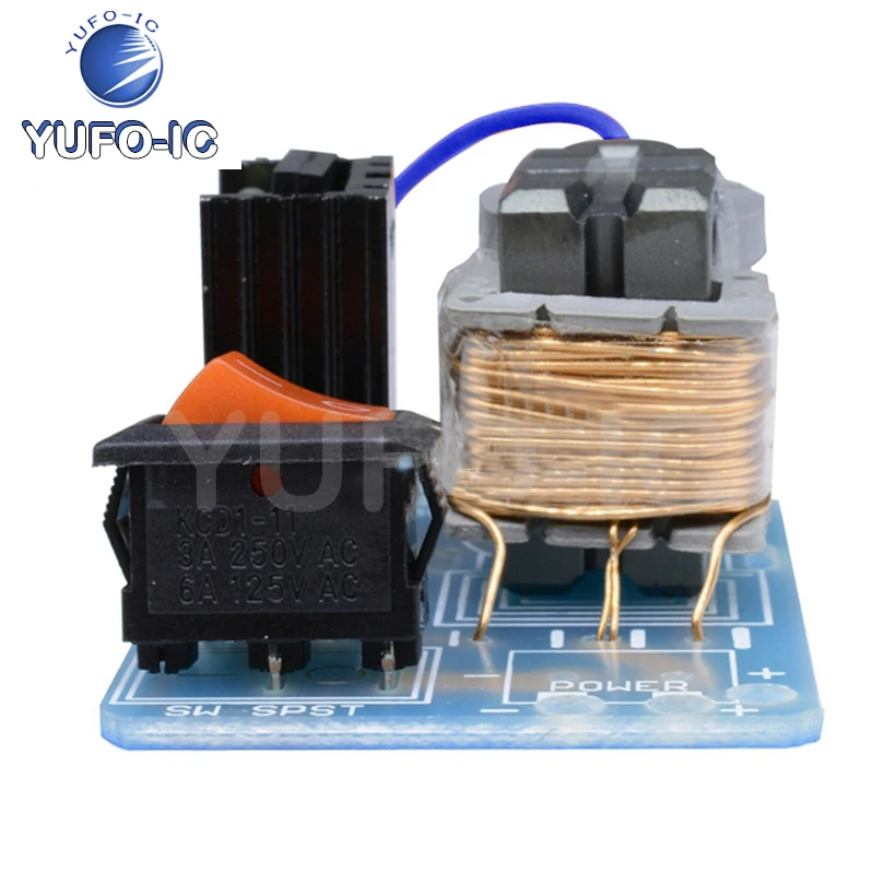 Free Ship 1PCS DIY Kit 15kV Inverter Generator Ignition Coil Module High-Voltage Module Input DC 3. 7v-4.2v