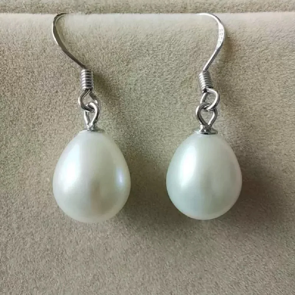 

Простые натуральные серьги AAA8-9 мм 9-10 мм Серьги с натуральным жемчугом и каплями воды Южного моря 925s