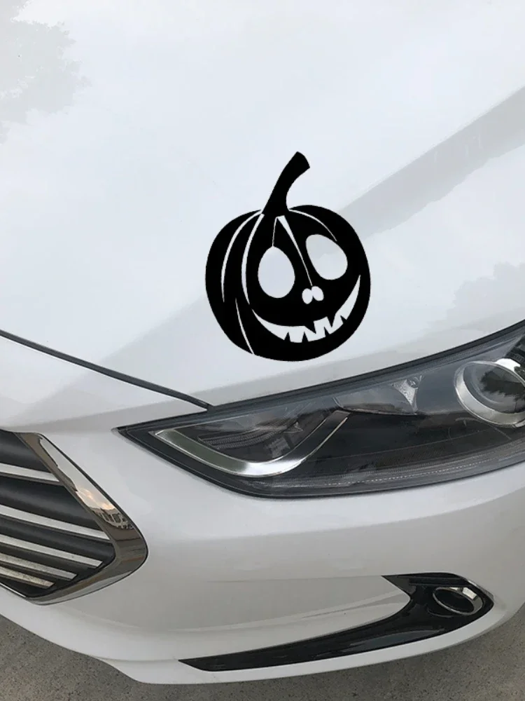 Happy Halloween Pumpkin Window Decoration Vinyl Car Stickers Decals 16.3cm*13cm