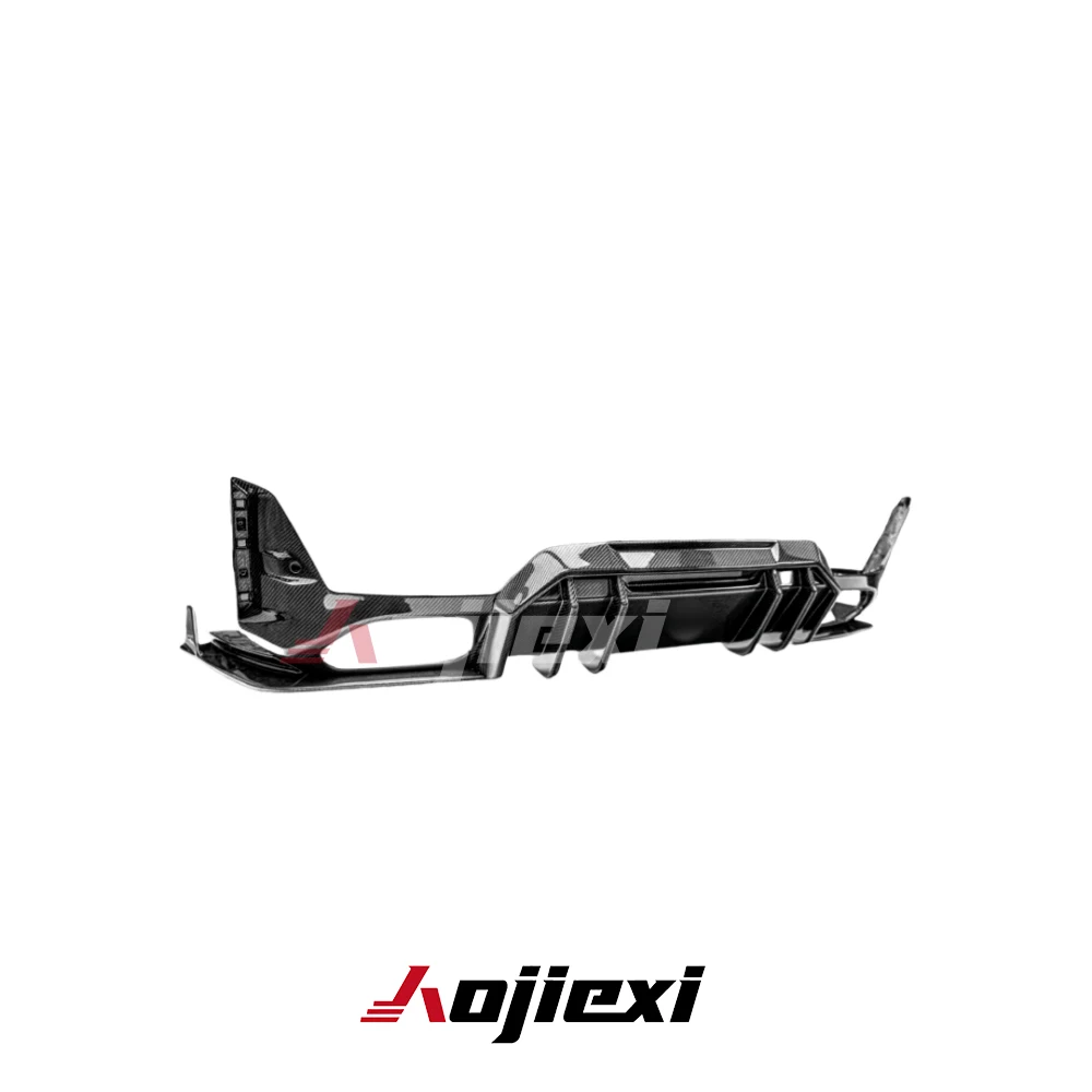 FD Style Carbon Fiber Rear Bumper Diffuser for BMW 3 Series G20 G21 LCI Touring Hight Quality Rear Bumper Splitter Lip Body Kit