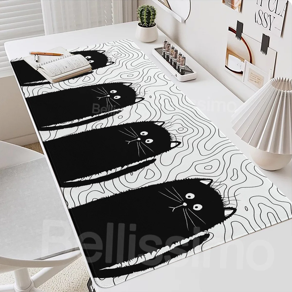 كبير Kawaii ألعاب أنيمي ماوس الوسادة لطيف اليابانية القط ماوس الوسادة الفن DeskMat الكمبيوتر الألعاب اكسسوارات السجاد 900x400 الجدول الحصير